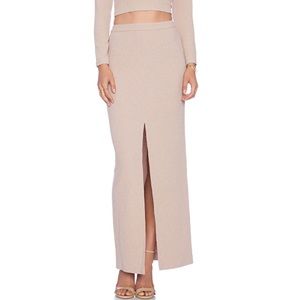 Abby Slim Maxi Skirt in Dusty Pink
Alice + Olivia